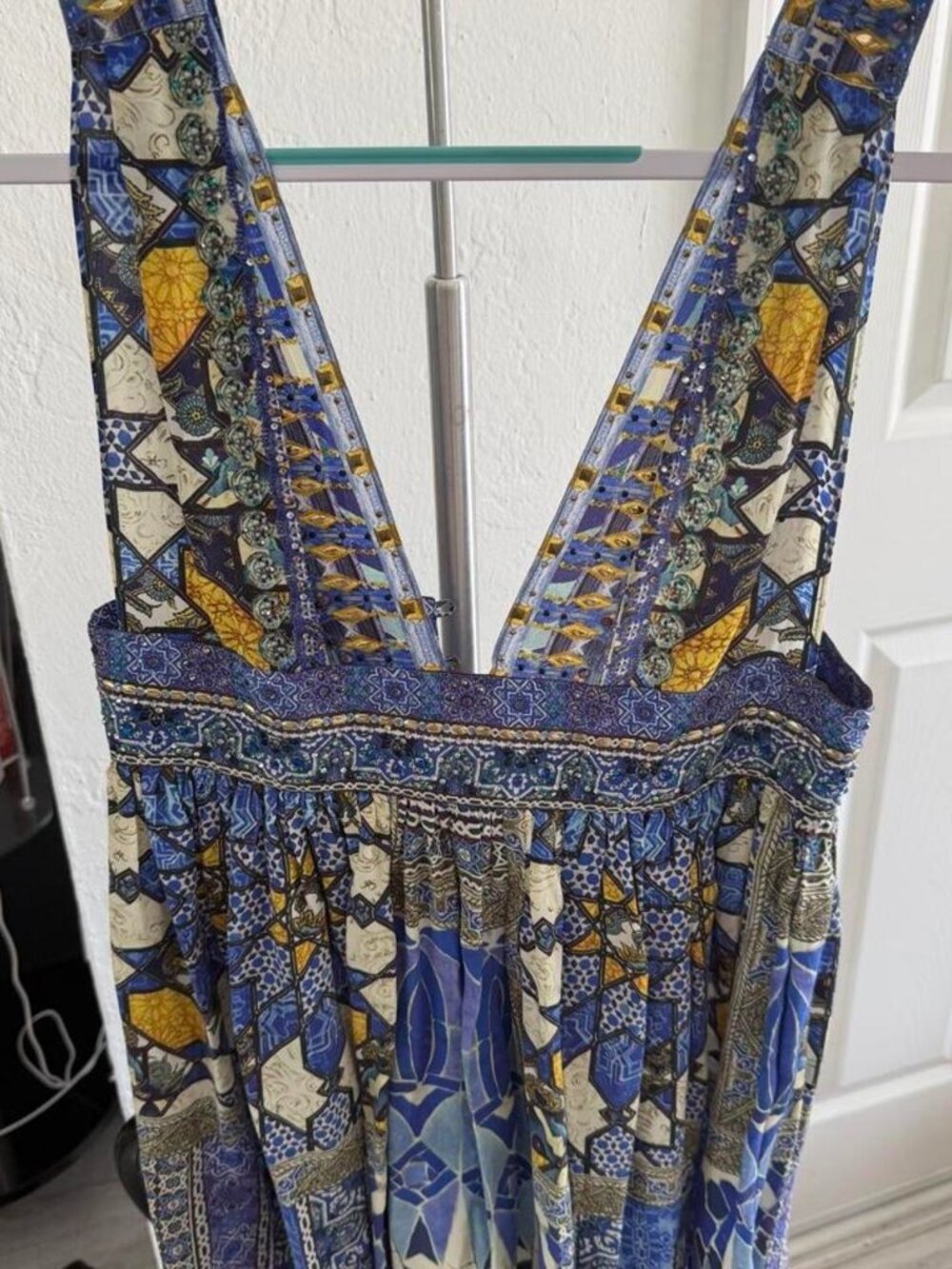 CAMILLA “Seeing Stars” Embellished Silk Dress – NWT – Size 8